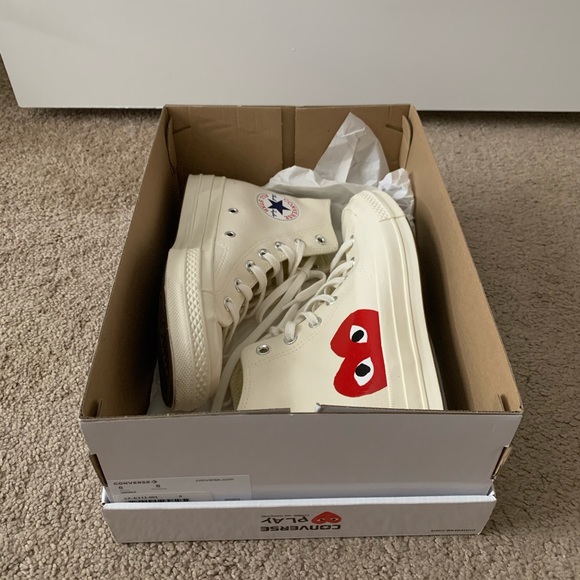 Comme des Garçons Converse NEW W/ BOX - Picture 6 of 6